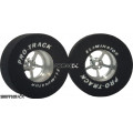 Pro Track Pro Star 1-5/16 x .500 Plain Drag Rear Wheels for 3/32 axle