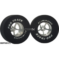 Pro Track Pro Star 1-5/16 x .500 Plain Drag Rear Wheels for 3/32 axle