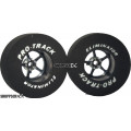 Pro Track Pro Star 1-5/16 x .500 Black Drag Rear Wheels for 3/32 axle