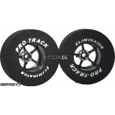 Pro Track Pro Star 1-5/16 x .500 Black Drag Rear Wheels for 3/32 axle