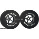 Pro Track Pro Star 1-5/16 x .500 Black Drag Rear Wheels for 3/32 axle