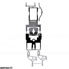 Wide Inline Drag Chassis Kit Stainless Steel