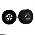 WRP 1 3/16 x .500 Black Star Euro Hub Drag Rears for 3/32 Axle